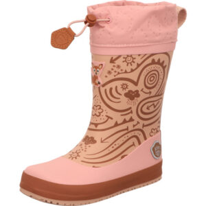 affenzahn kinder gummistiefel rosa vegan reh puddly