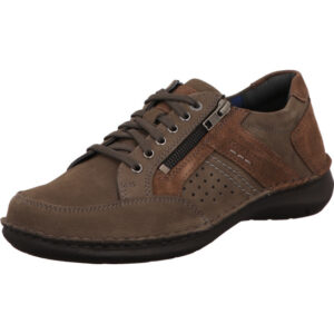 Josef Seibel Herren Halbschuh dunkelblau kombi mit schwarzer Sohle