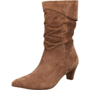 Paul Green Damen Stiefelette elegant braun mit braunem Absatz