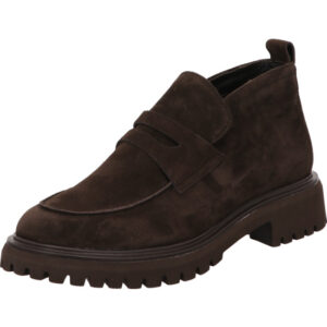 Paul Green Damen Stiefelette sportlich braun mit brauner Sohle