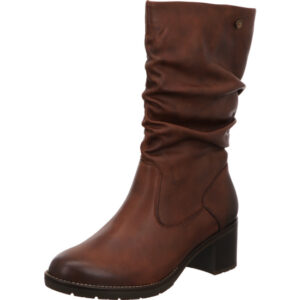 Remonte Damen Stiefel braun mit schwarzer Sohle und Absatz