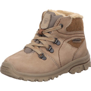 Ricosta DESSE in hellbeige mit braun oben am Rand vom Schuh.Zum Schnüren mit heller Sohle