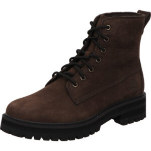 Timberland Herren Stiefelette Schnürer dunkelbraun mit schwarzer Sohle