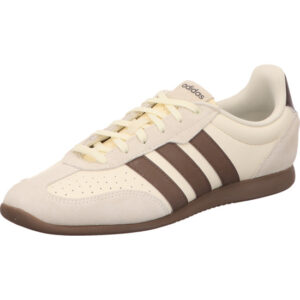 adidas barreda lo crewht earstr ivory beige mit braunen adidas streifen braune Sohle herren sneaker