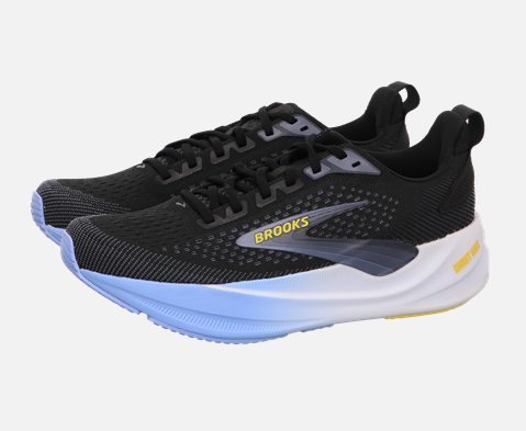 Brooks-Ghost-Max-4-Herren-Laufschuh-schwarz-mit-grauem-Brooks-logo-und-gelb-brooks-heller-sohle-mit-blau-und-hinten-gelb-ghost-max