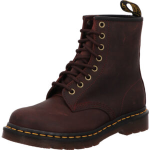dr martens damen stiefeletten crazy horse cherry red